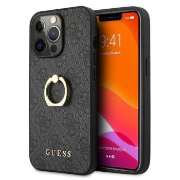Guess GUHCP13L4GMRGR iPhone 13 Pro / 13 6,1&quot; szürke 4G keménytok gyűrűvel kép