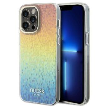 Guess GUHCP13LHDECMI iPhone 13 Pro / 13 sokszínű keménytok IML Facettált tükör diszkó irizáló tükör IML kép