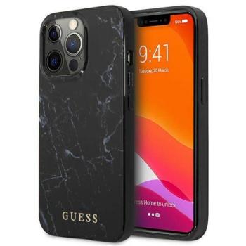 Guess GUHCP13LPCUMABK iPhone 13 Pro / 13 6,1&quot; fekete márvány keménytok kép