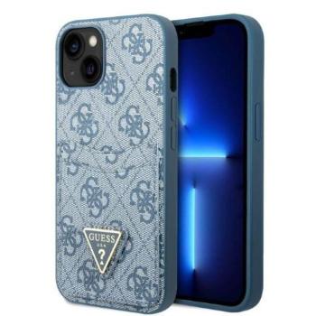 Guess GUHCP13SP4TPB iPhone 13 mini 5,4&quot; kék 4G háromszög logó Cardslot keménytok kép