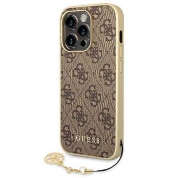 Guess GUHCP14LGF4GBR iPhone 14 Pro 6,1&quot; barna 4G Charms Collection keménytok kép