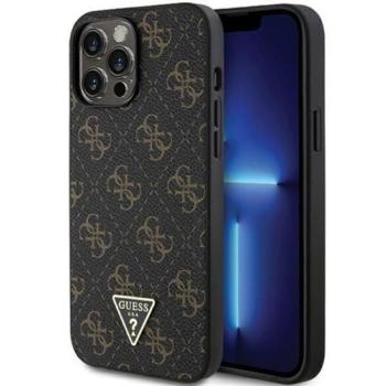 Guess GUHCP14LPG4GPK 4G Triangle Metal Logo tok iPhone 14 Pro - fekete kép
