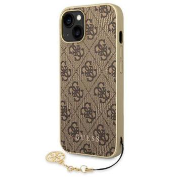 Guess GUHCP14MGF4GBR iPhone 14 Plus 6.7&quot; barna keménytok 4G Charms kollekció kép