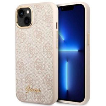 Guess GUHCP14MHG4SHP iPhone 14 Plus / 15 Plus 6.7&quot; rózsaszín keménytok 4G Vintage arany logóval kép