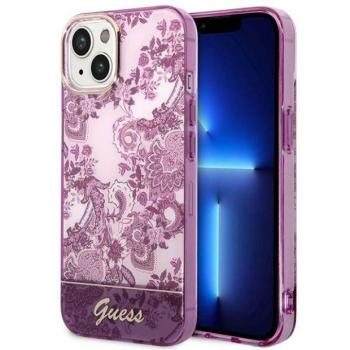 Guess GUHCP14MHGPLHF iPhone 14 Plus / 15 Plus 6.7&quot; fukszia keménytok Porcelán kollekció kép