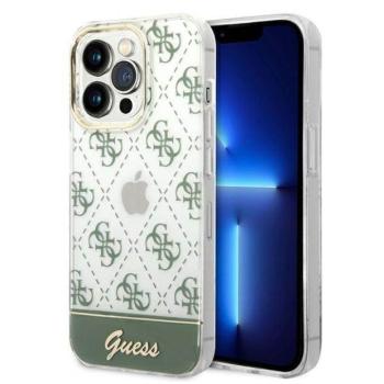 Guess GUHCP14XHG4MHA iPhone 14 Pro Max 6,7&quot; keki 4G Pattern Script keménytok kép