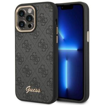 Guess GUHCP14XHG4SHK iPhone 14 Pro Max 6,7&quot; fekete 4G Vintage arany logós keménytok kép
