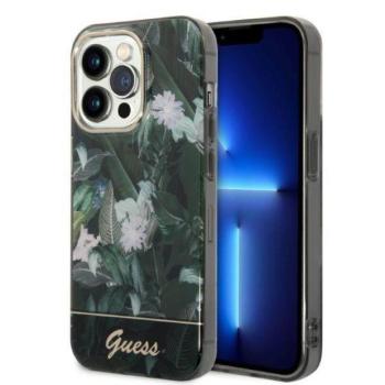 Guess GUHCP14XHGGJGHA iPhone 14 Pro Max 6,7&quot; zöld Jungle Collection keménytok kép