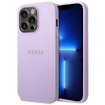 Guess GUHCP14XPSASBPU iPhone 14 Pro Max 6,7&quot; lila Saffiano Strap tok kép