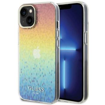 Guess GUHCP15SHDECMI iPhone 15 6.1&quot; sokszínű keménytok IML Faceted Mirror Disco Iridescent kép