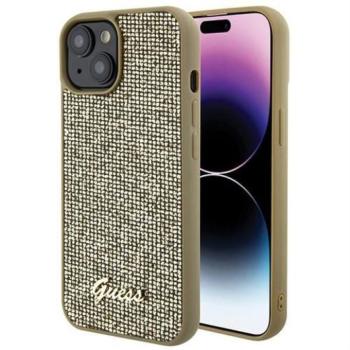 Guess GUHCP15SPMSDGSD Disco Metal Script tok iPhone 13 / 14 / 15 - arany kép