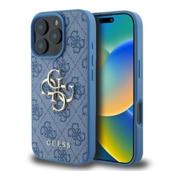Guess GUHCP16L4GMGBL 4G Big Logo keménytok iPhone 16 Pro - kék kép
