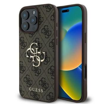 Guess GUHCP16L4GMGBR 4G Big Logo keménytok iPhone 16 Pro - barna kép