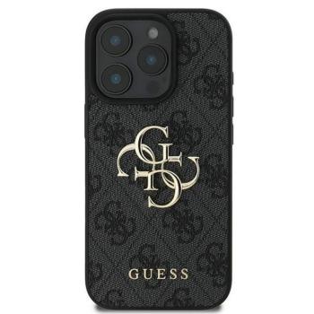 Guess GUHCP16L4GMGGR 4G PU Big Logo tok iPhone 16 Pro - fekete kép