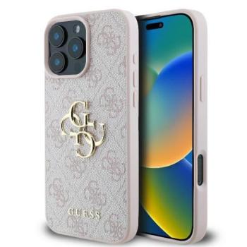 Guess GUHCP16L4GMGPI 4G Big Logo keménytok iPhone 16 Pro - rózsaszín kép