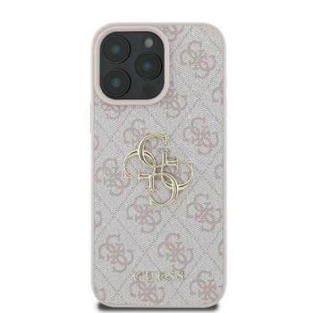 Guess GUHCP16M4GMGPI 4G Big Logo keménytok iPhone 16 Plus - rózsaszín kép