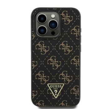 Guess GUHCP16MPG4GPK New 4G Triangle keménytok iPhone 16 Plus - fekete kép