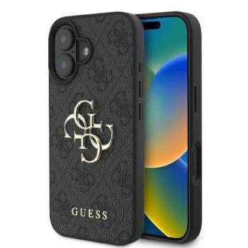 Guess GUHCP16S4GMGGR 4G Big Logo keménytok iPhone 16 - fekete kép