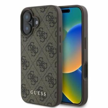 Guess GUHCP16SG4GFBR 4G Classic keménytok iPhone 16 - barna kép