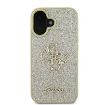 Guess GUHCP16SHG4SGD Fixed Glitter Big 4G tok iPhone 16 - arany színű kép
