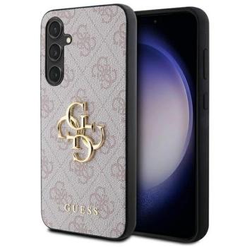 Guess GUHCS23FE4GMGPI S711 S23 FE pink keménytok 4G nagy fém logó kép
