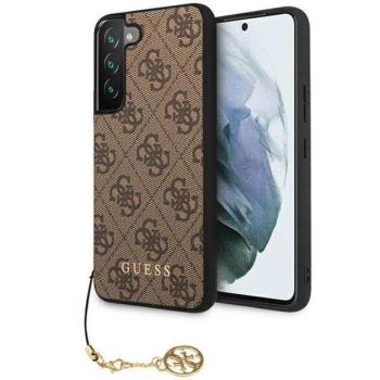 Guess GUHCS23MGF4GBR S23+ S916 barna 4G Charms Collection keménytok kép