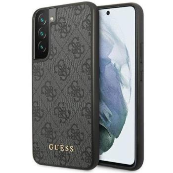 Guess GUHCS23SG4GFGR S23 S911 szürke 4G fém arany logós keménytok kép