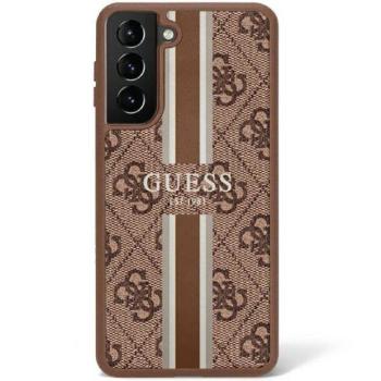 Guess GUHCS23SP4RPSW S23 S911 barna 4G Printed Stripe keménytok kép