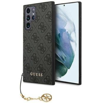 Guess GUHCS24LGF4GGR S24 Ultra S928 fekete keménytok 4G Charms kollekció kép