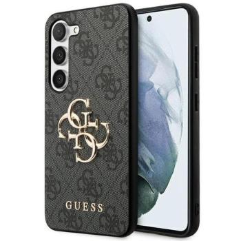 Guess GUHCS24M4GMGGR S24+ S926 fekete keménytok 4G nagy fém logó kép
