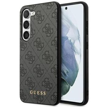 Guess GUHCS24MG4GFGR S24+ S926 fekete keménytok 4G fém arany logó kép