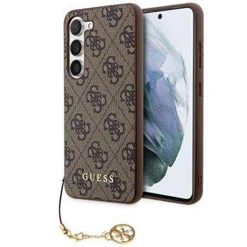 Guess GUHCS24MGF4GBR S24+ S926 barna keménytok 4G Charms kollekció kép