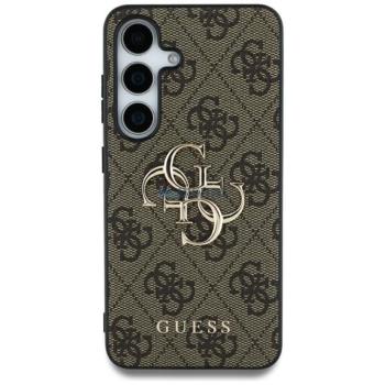 Guess GUHCS25L4GMGBR 4G PU Big Logo tok Samsung Galaxy S25 Ultra - barna kép