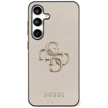 Guess GUHCS25LPGT4MBE PU Grained Big 4G and Classic Logo tok Samsung Galaxy S25 Ultra - bézs kép