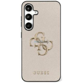 Guess GUHCS25SPGT4MBE PU Grained Big 4G and Classic Logo tok Samsung Galaxy S25 - bézs kép