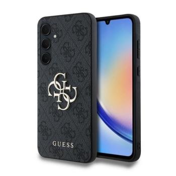 Guess GUHCSA354GMGGR 4G Big Metal Logo keménytok Samsung Galaxy A35 - fekete kép