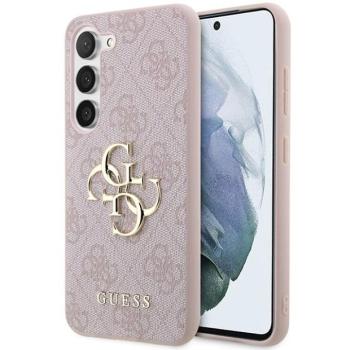 Guess GUHCSA554GMGPI 4G Big Metal Logo keménytok Samsung Galaxy A55 - rózsaszín kép