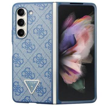 Guess GUHCZFD5P4TDPB F946 Z Fold5 kék keménytok bőr 4G háromszög Strass kép