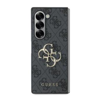 Guess GUHCZFD64GMGGR 4G Leather Metal Logo tok Samsung Galaxy Z Fold6 - fekete kép