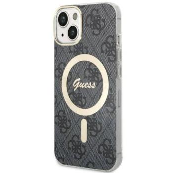Guess GUHMP14MH4STK iPhone 14 Plus 6.7" fekete keménytok 4G MagSafe kép
