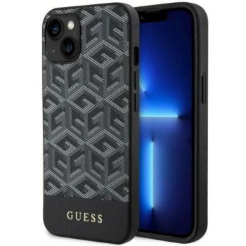 Guess GUHMP14MHGCFSEK iPhone 14 Plus / 15 Plus 6.7&quot; fekete keménytok GCube Stripe MagSafe kép