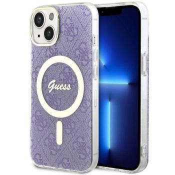 Guess GUHMP14SH4STU iPhone 14 6,1&quot; lila keménytok 4G MagSafe kép