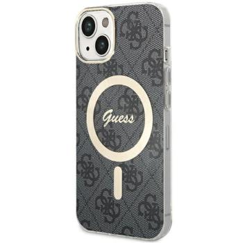 Guess GUHMP15MH4STK iPhone 15 Plus 6.7" fekete keménytok 4G MagSafe kép