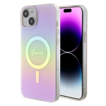 Guess GUHMP15MHITSP iPhone 15 Plus 6.7&quot; rózsaszín keménytok IML Iridescent MagSafe IML Iridescent MagSafe kép