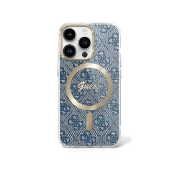 Guess GUHMP16LH4STB IML 4G MagSafe keménytok iPhone 16 Pro - kék kép