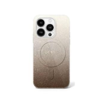 Guess GUHMP16LHGRCELW IML Glitter Gradient MagSafe keménytok iPhone 16 Pro - barna kép