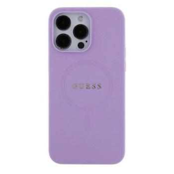 Guess GUHMP16SPSAHMCU Saffiano MagSafe keménytok iPhone 16 16 - lila kép