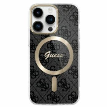 Guess GUHMP16XH4STK IML 4G MagSafe-kompatibilis keménytok iPhone 16 Pro Max - fekete kép