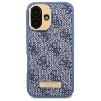 Guess GUHMP16XU4GPRB 4G Logo Plate MagSafe keménytok iPhone 16 Pro Max - kék kép