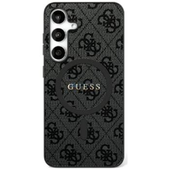 Guess GUHMS25MG4GFRK 4G Ring Classic Logo MagSafe-kompatibilis tok Samsung Galaxy S25 Plus - fekete kép